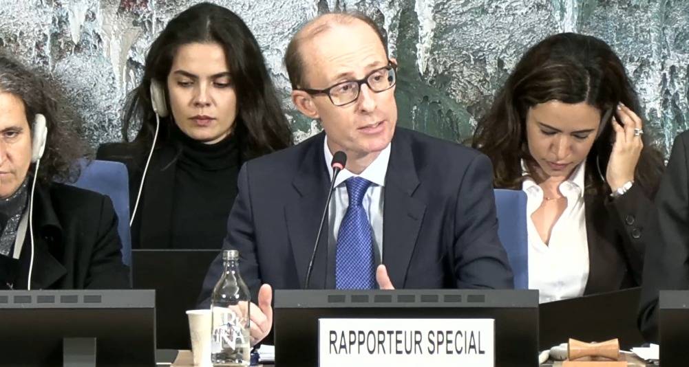 المقرر الخاص المعني بتعزيز وحماية حقوق الإنسان والحريات الأساسية في سياق مكافحة الإرهاب، البروفيسور بن سول