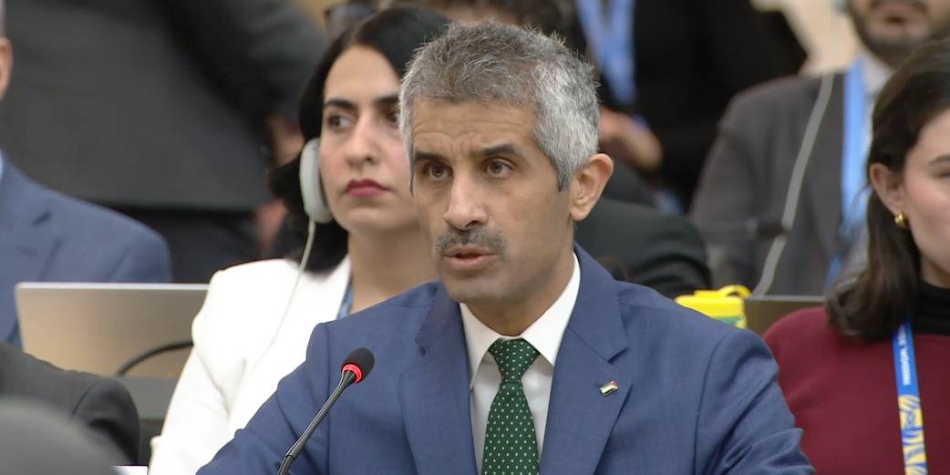 مندوب الأردن الدائم لدى الأمم المتحدة في جنيف السفير أكرم الحراحشة