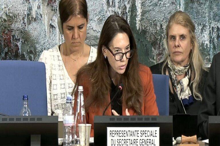 فانيسا فريزر، ممثلة خاصة له معنية بالأطفال والنزاعات المسلحة