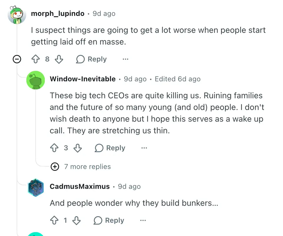 تتزايد التكهنات على الإنترنت بأنه سيتم محاولة شن المزيد من الهجمات ضد الرؤساء التنفيذيين لشركات الذكاء الاصطناعي مثل ألتمان.