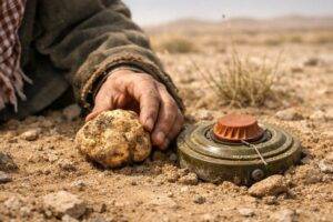 جمع الكمأة في حقول الألغام