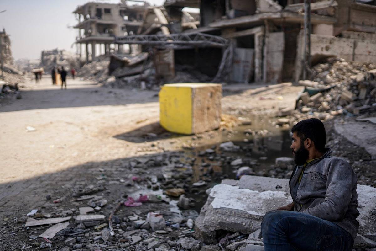 الخط الأصفر في غزة