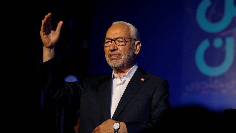 راشد الغنوشي رئيس حزب النهضة في تونس
