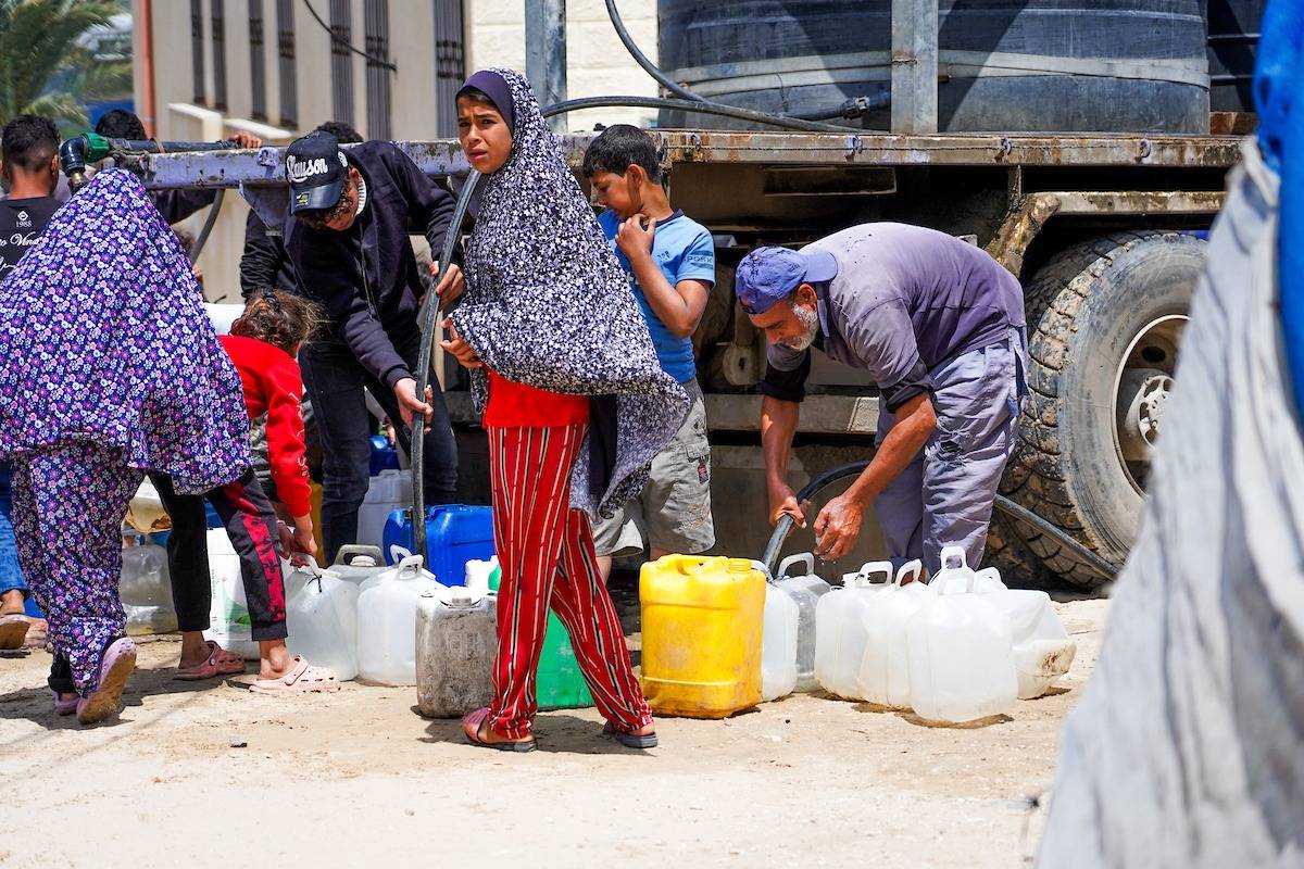 العطش يطال جميع سكان قطاع غزة
