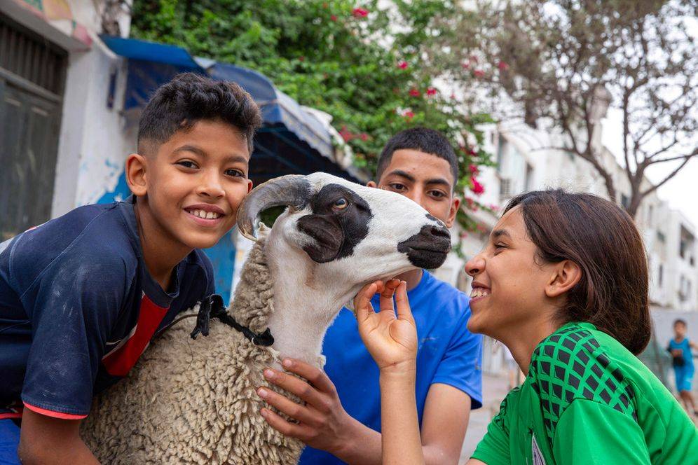 فرحة الصغار وأجواء عيد الأضحى المبارك