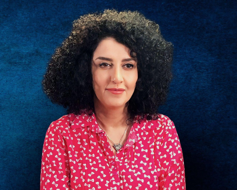 الناشطة الإيرانية والحائزة على جائزة نوبل للسلام نرجس محمدي