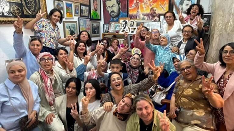 المشاركات في القافلة النسائية