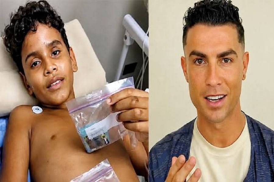 رونالدو يتضامن مع طفل فنزويلي ناج من الزلزال
