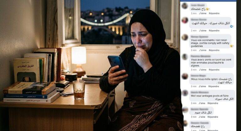 ضحية للتنمر الإلكتروني- توضيحية