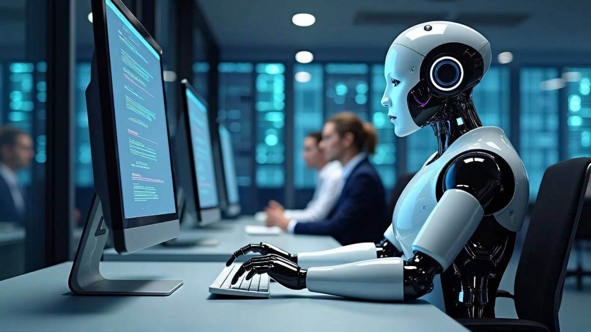 استخدام الذكاء الاصطناعي في العمل - تعبيرية