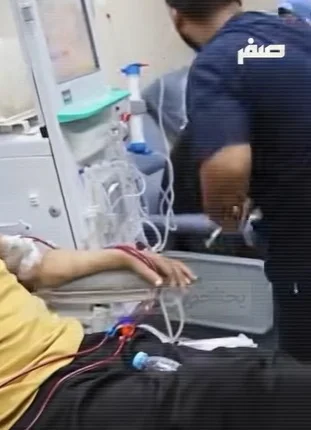 معاناة مرضى الكلى في غزة