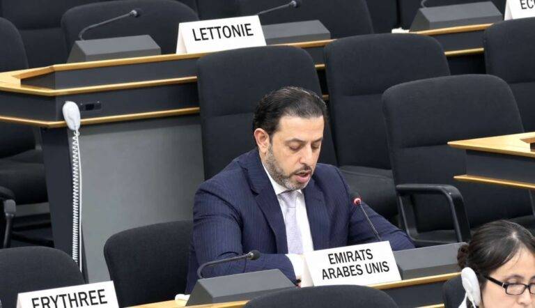 لقطة من جلسة حقوق الإنسان